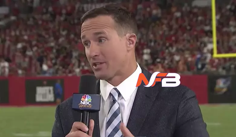 drew brees makes his nbc debut, internet amazed by his new hair